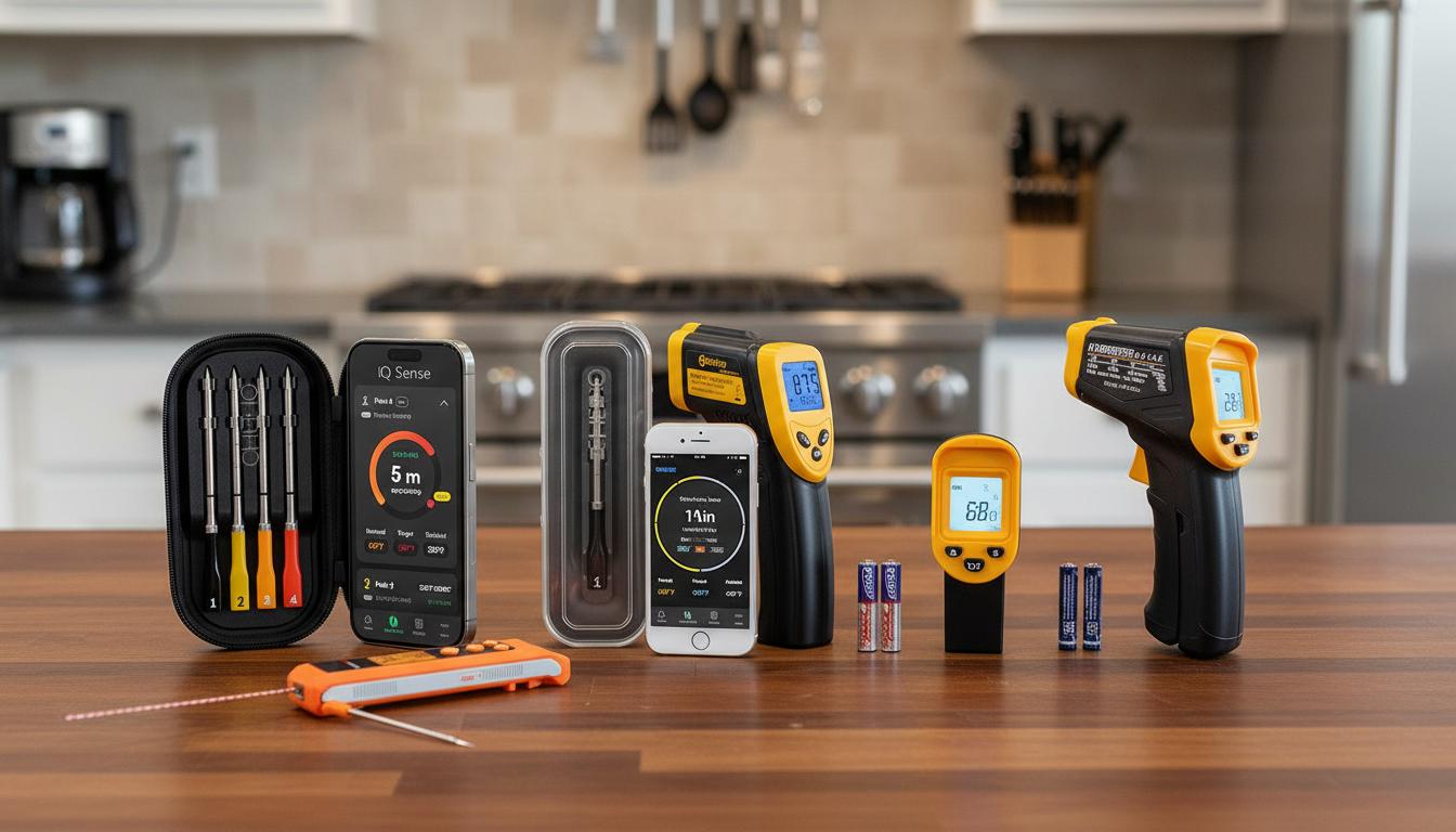 Best Infrared Food Thermometer - Precise Temperature Control, Unlimited Range, Ideal for Grilling Enthusiasts