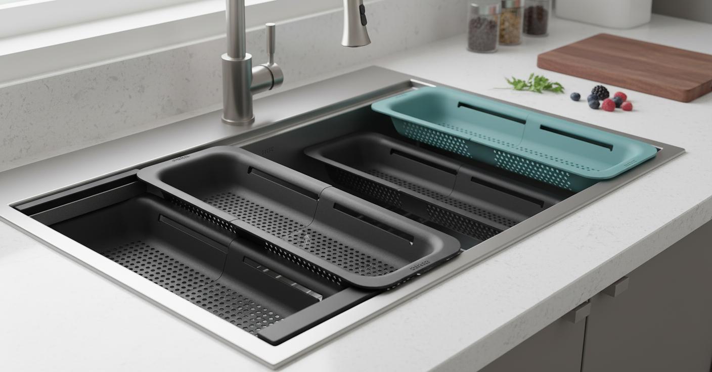Best Integrated Sink Colander - Durable Construction, Stylish Design, and Efficient Kitchen Drainage