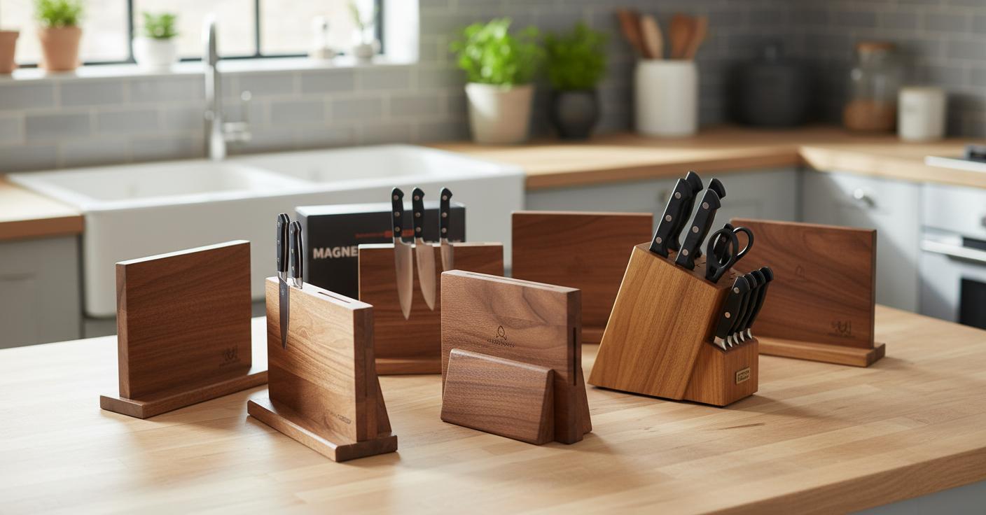 Best Magnetic Knife Block Drawer - Strong Magnetic Hold, Safe Storage, Convenient Access