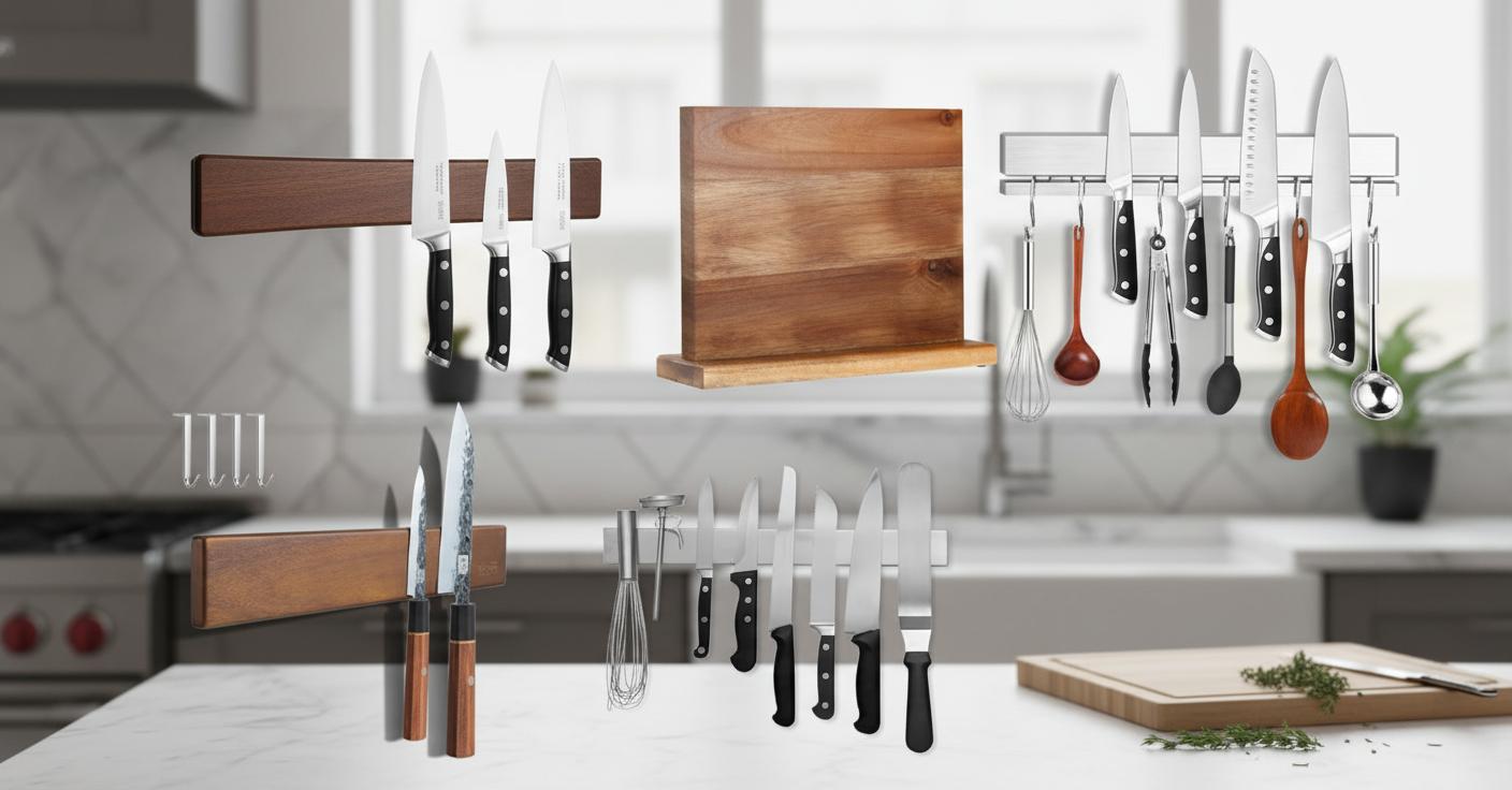 Best Magnetic Knife Strip - Secure Knife Organization, Space-Saving Design, Easy Accessibility