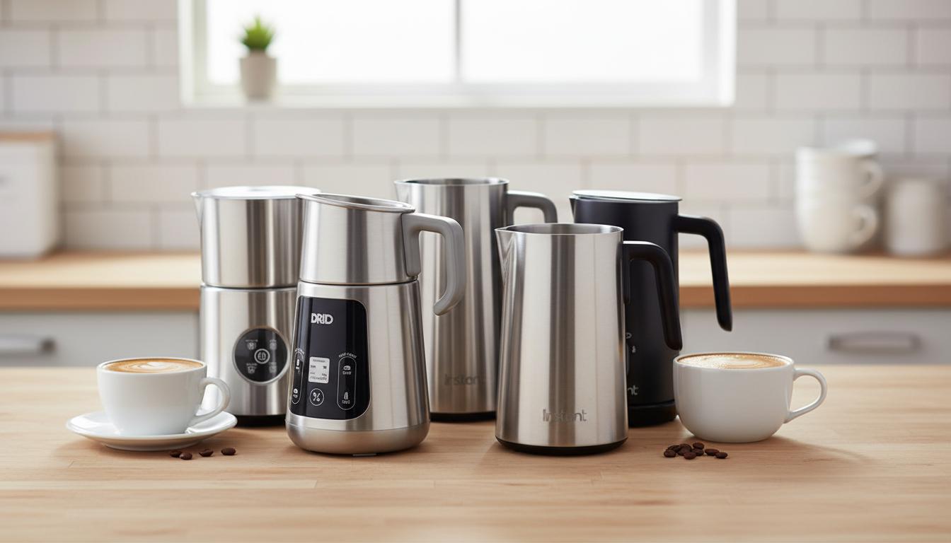 Best Milk Frother Steamer - Effortless Latte Art, Creamy Microfoam, Coffee Lover Essential