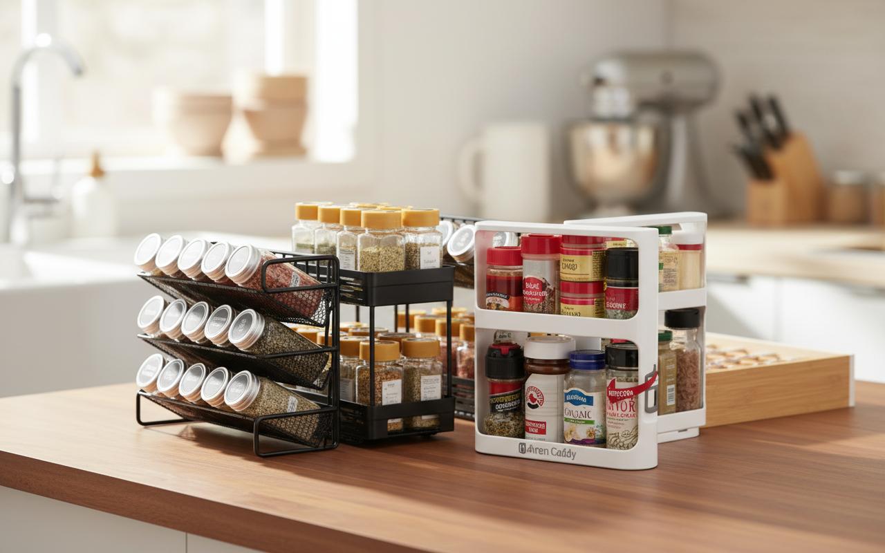 Best Modular Spice Organizer - Expandable Design, Neat Arrangement, Easy Access