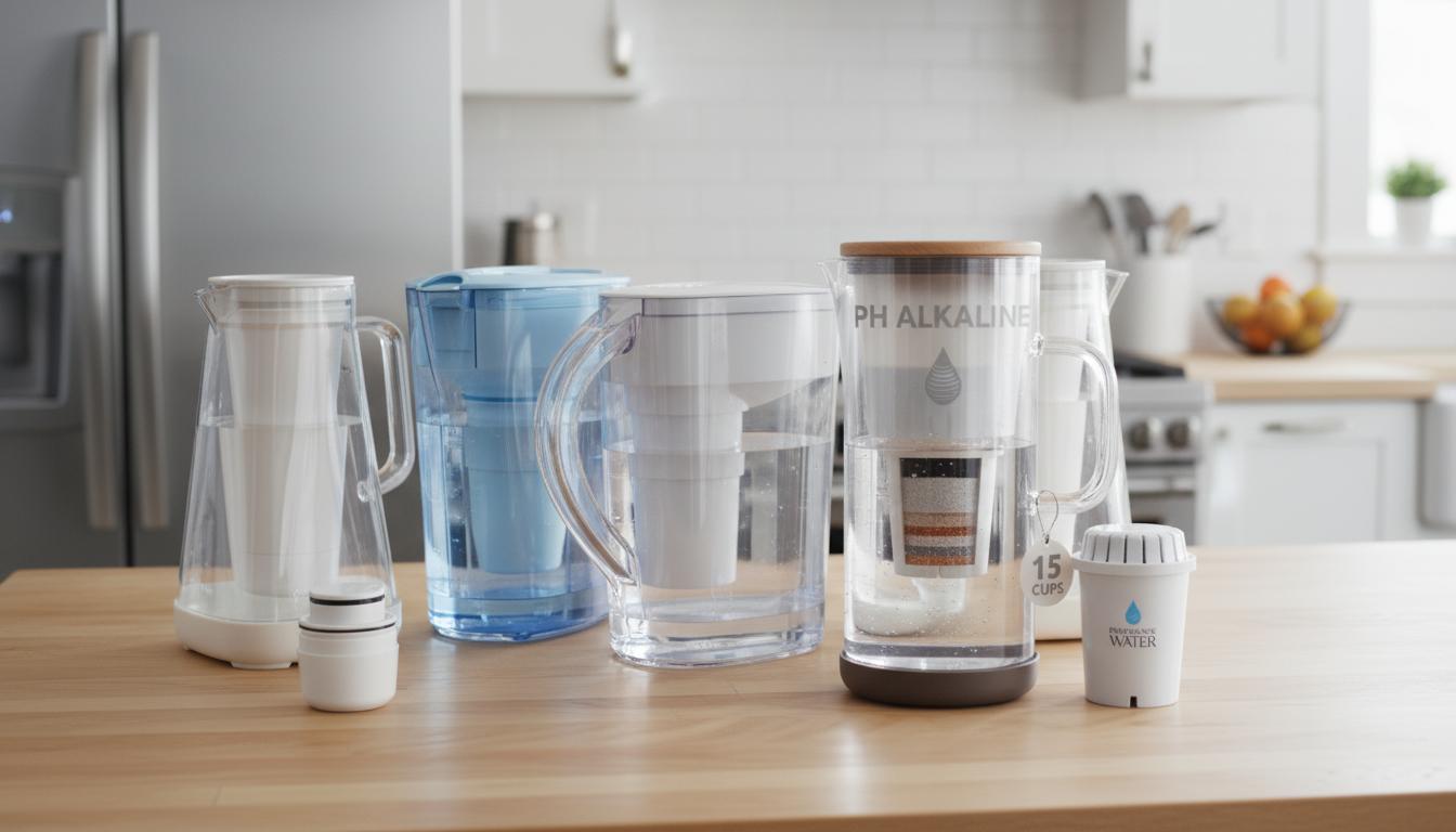 Best Multi-Stage Water Filtration Pitcher - Pure, Lead-Free Drinking Water, Enhanced Taste, and Efficient Filtration