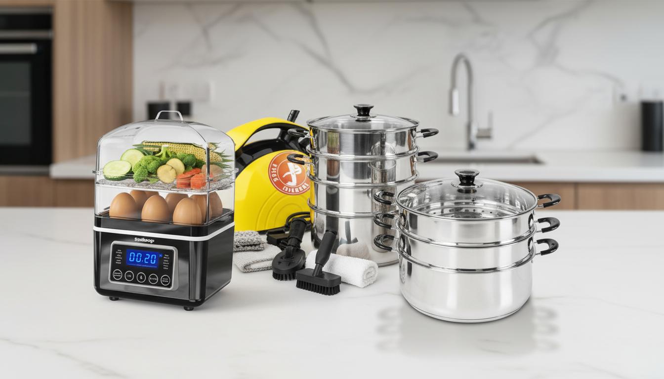 Best Multi-tier Steamer - Efficient Deep Cleaning, Versatile Surface Use, Quick Steam Action