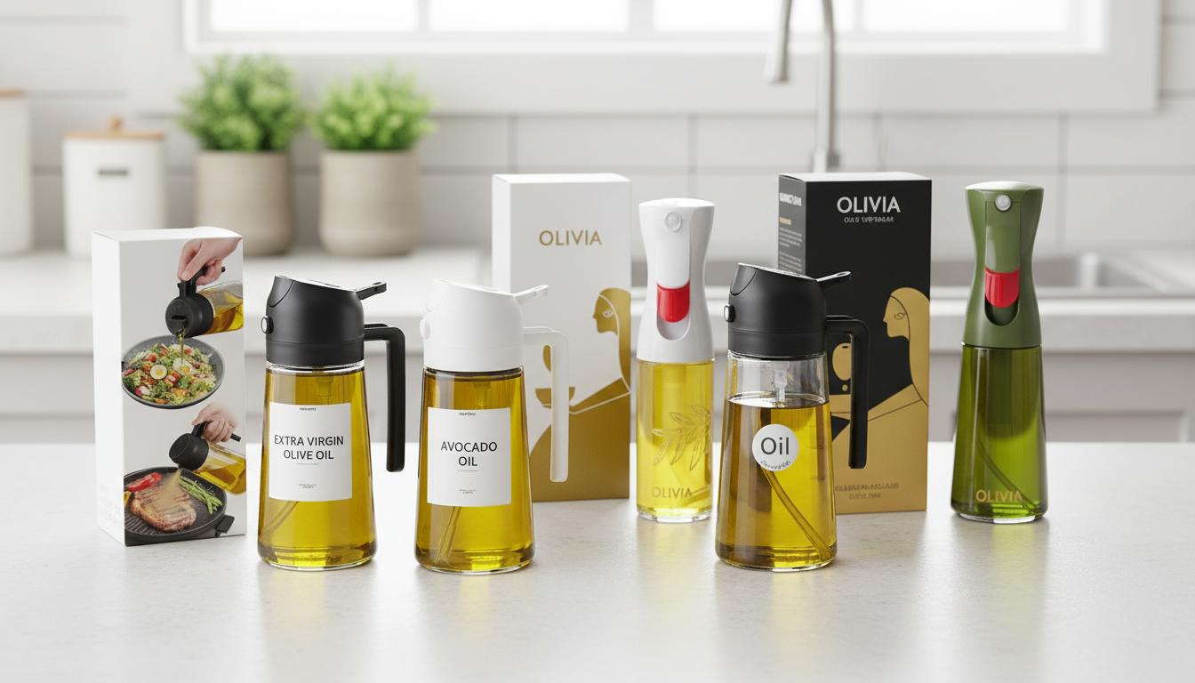 Best Olive Oil Sprayer - Precise Control, Even Distribution and Easy to Use