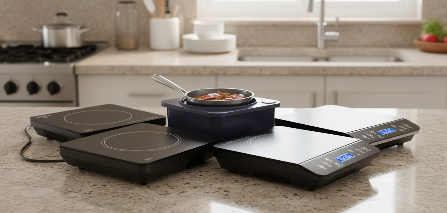 Best Portable Induction Cooktop - Quick Heating, Safe Operation and Precise Temperature Control