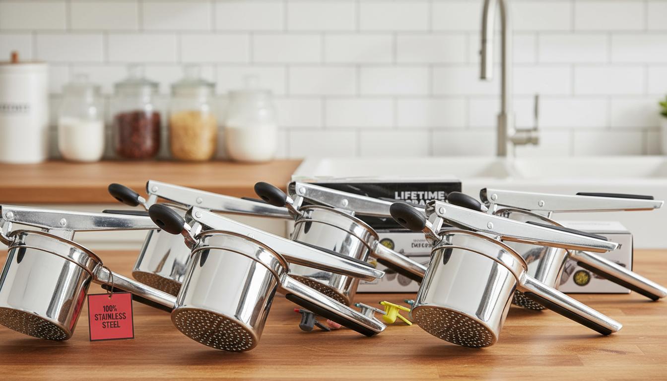 Best Potato Ricer - Fluffy Texture, Smooth Consistency, Easy to Use