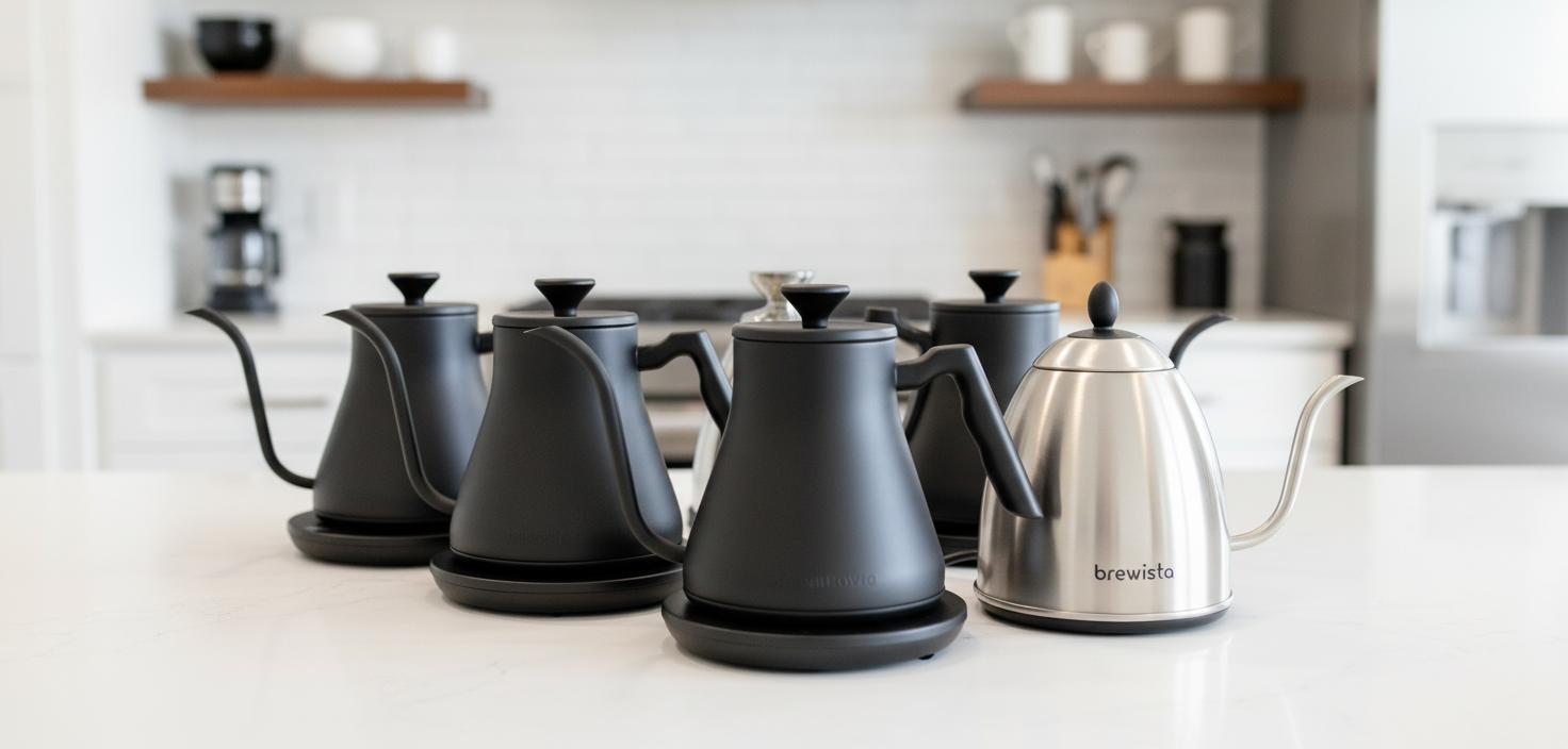 Best Precision Pour-Over Kettle - Accurate Temperature Control, Rapid Heating, and Durable Design