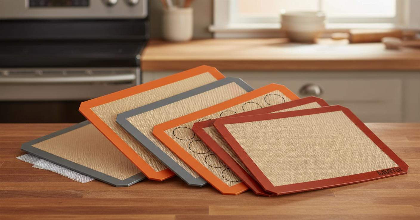 Best Reusable Silicone Baking Mat - Durable, Non-Stick Surface, Easy Food Release and Cleanup