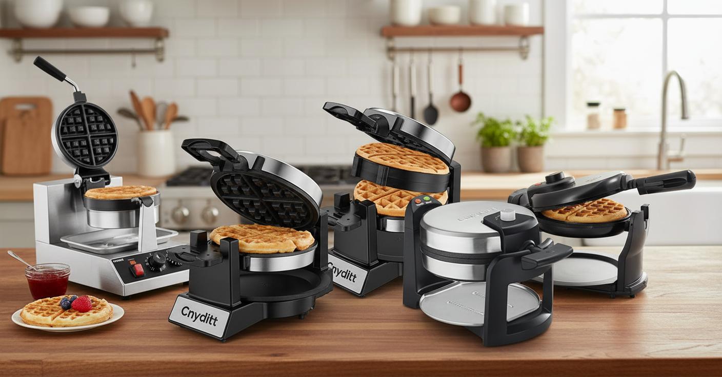 Best Rotating Waffle Maker - Crispy Texture, Even Cooking, Fast Preparation