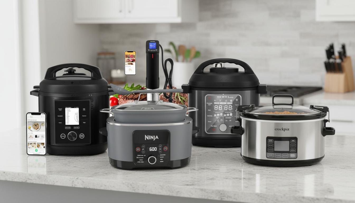 Best Smart Wi-Fi Slow Cooker - Guided Recipes, Versatile Cooking, and Convenient Connectivity