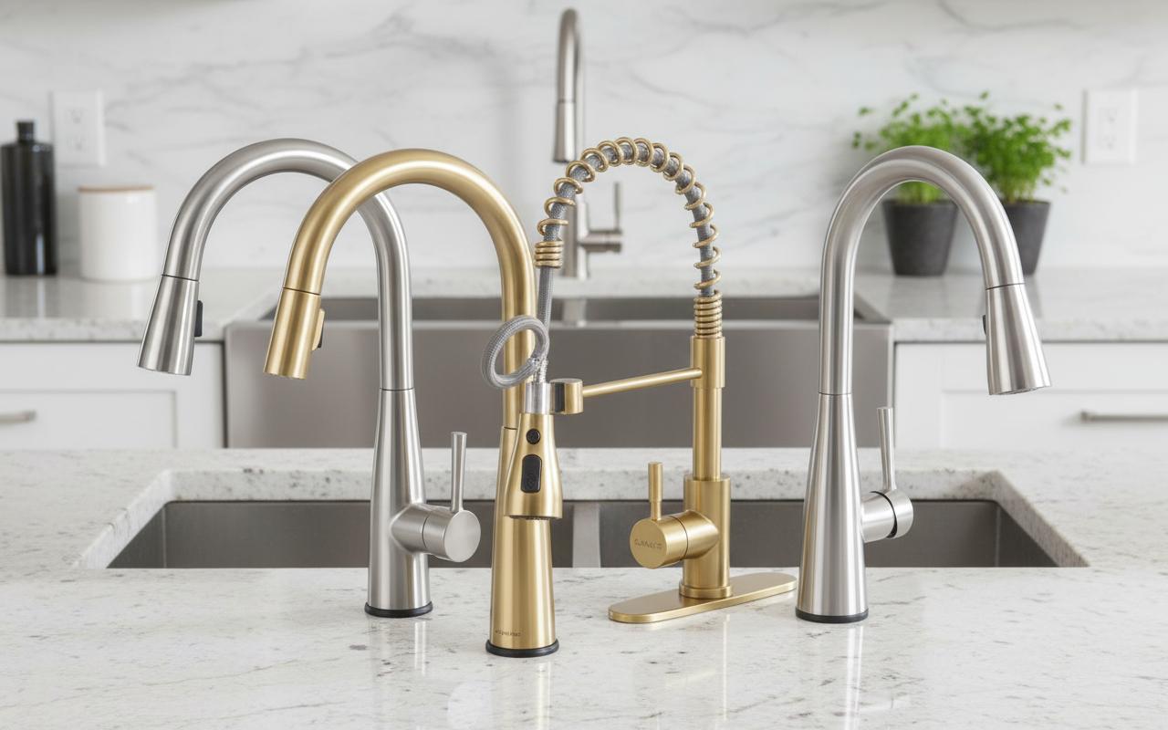 Best Touchless Kitchen Faucet - Hands-Free Control, Sleek Touch Technology, and Modern Design