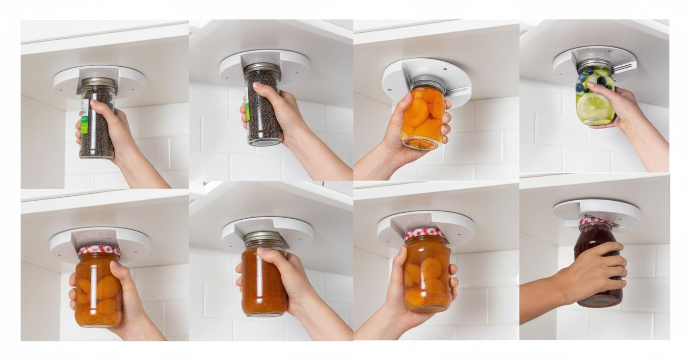 Best Under-Cabinet Jar Opener - Easy to Use, Seniors Friendly, Effortless Jar Opening