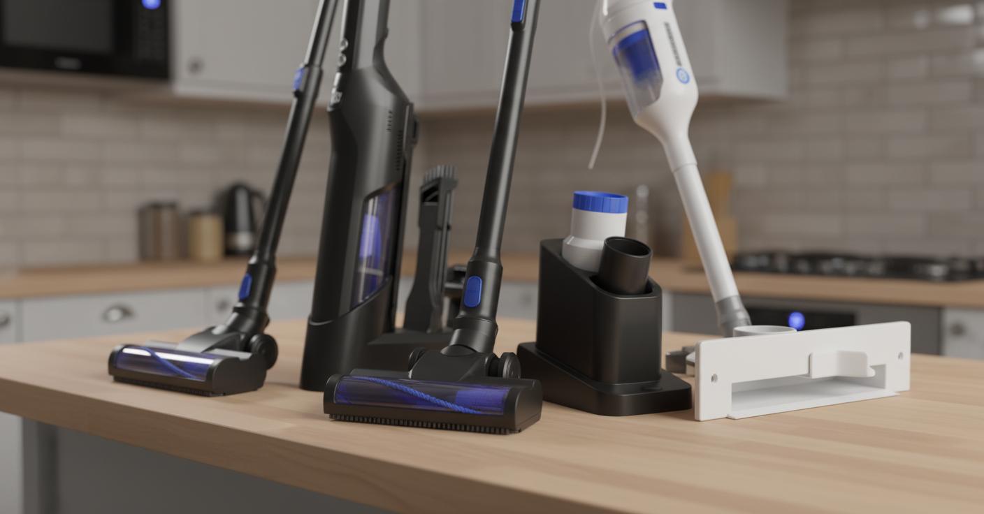 Best Under-Cabinet Vacuum - Powerful Cordless Suction, Deep Carpet Cleaning, Hardwood Floor Friendly