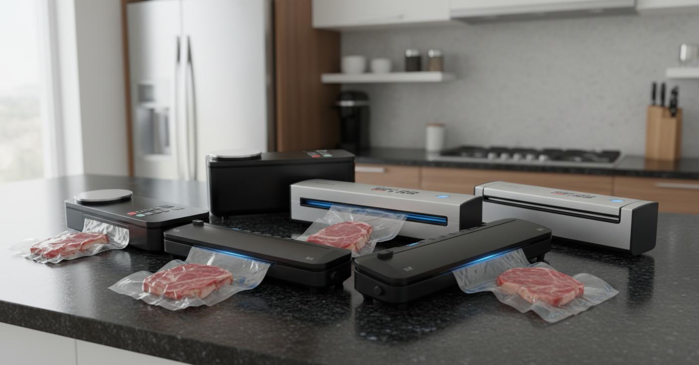 Best Vacuum Food Sealer - Precision Suction, Versatile Sealing Modes, Food Freshness Preservation