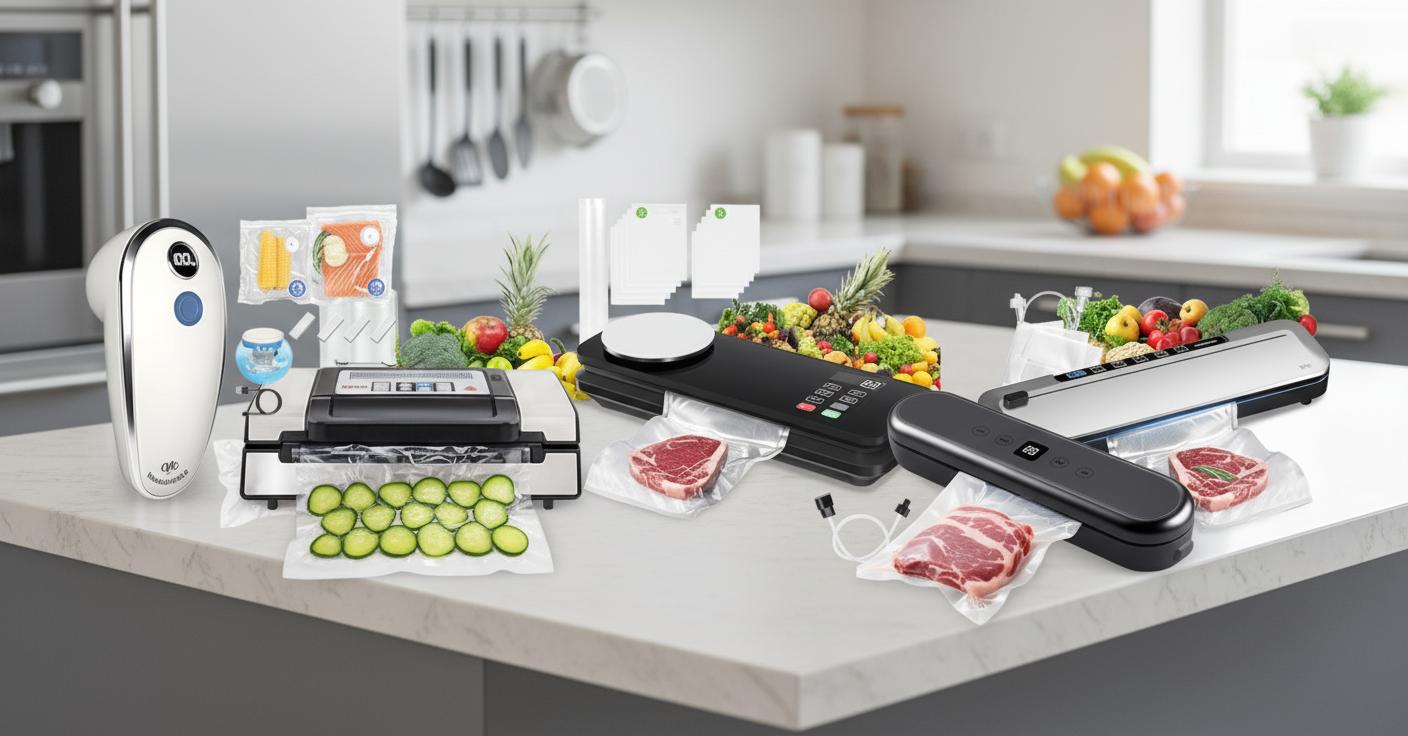 Best Vacuum Sealer Machine - Portable Design, Extended Food Freshness, Easy Operation