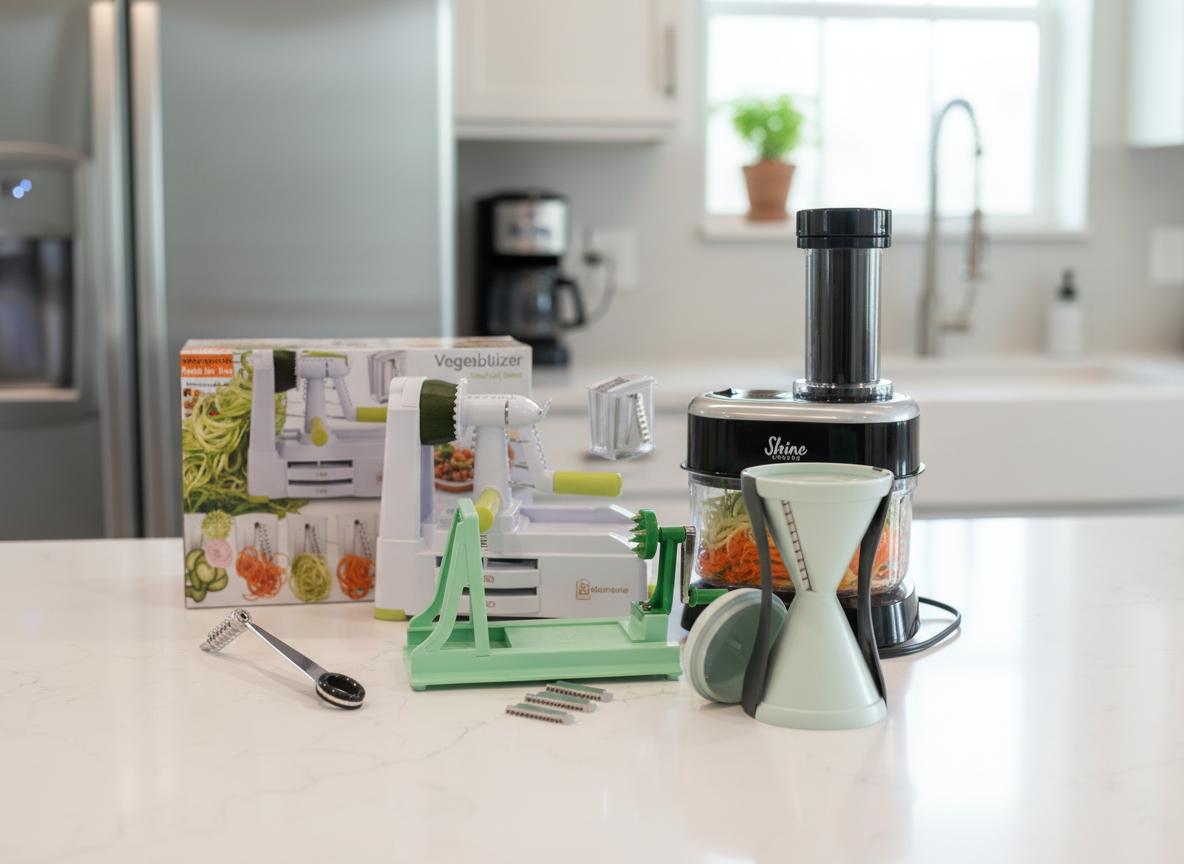 Best Vegetable Spiralizer - Healthy Low-Carb, Gluten-Free, Easy-to-Use
