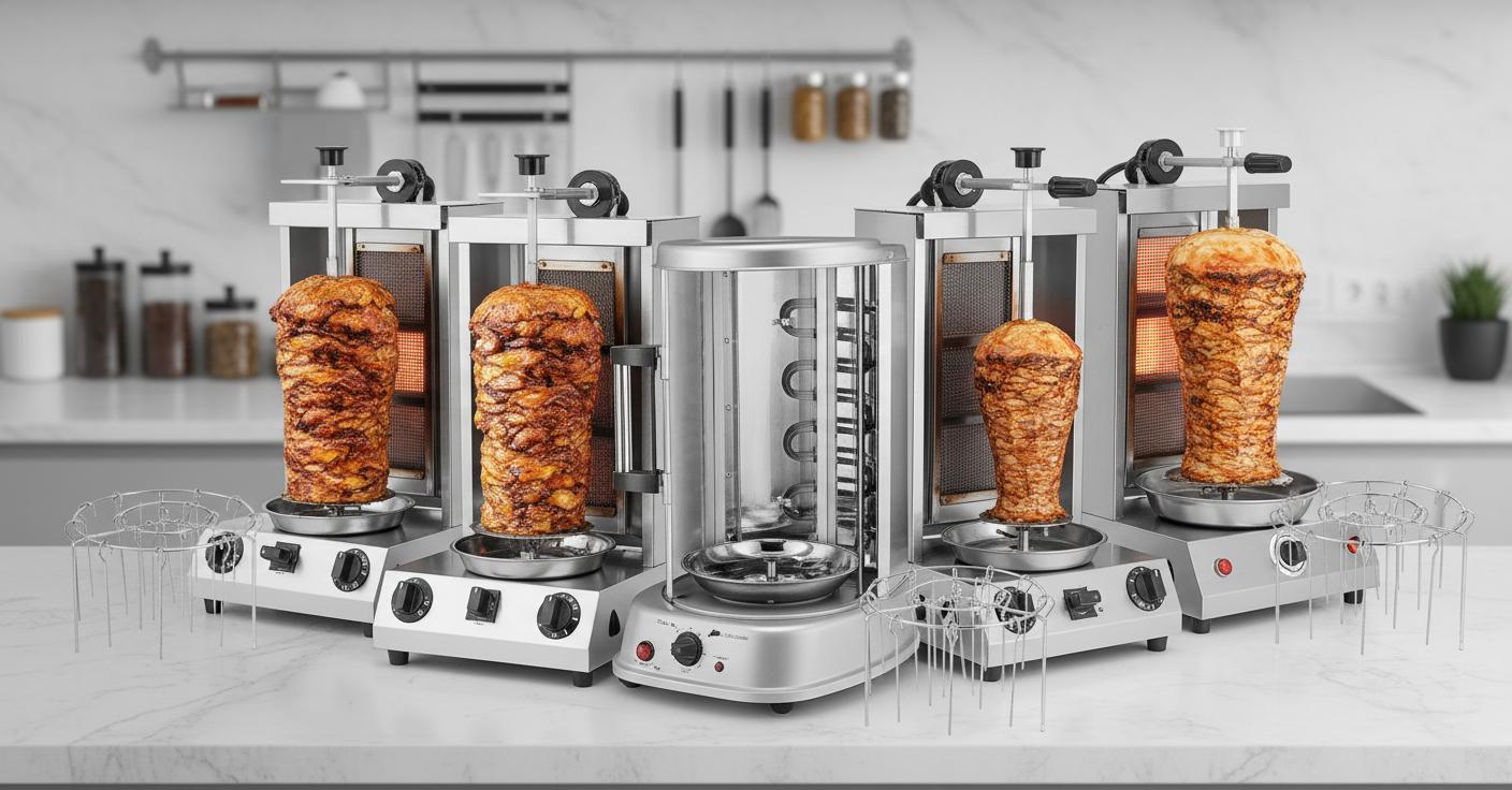 Best Vertical Rotisserie Grill - Even Heat Distribution, Perfectly Cooked Kabobs, Durable Design