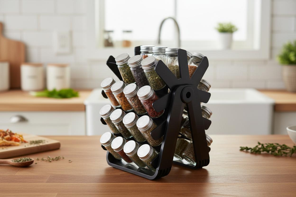 Best Vertical Spice Carousel - Space-Saving Design, Easy-Access Organization, Durable Build