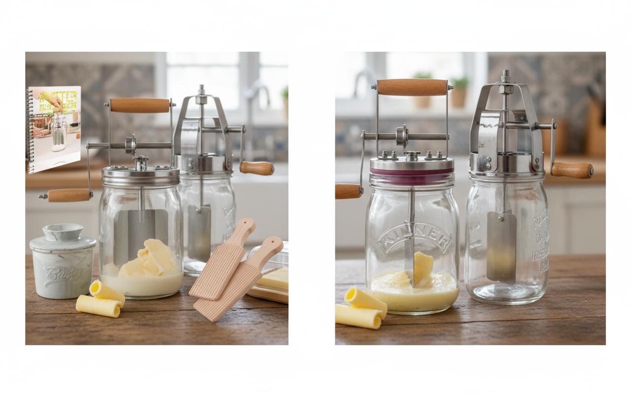 Best Vintage Butter Churner - Easy to Use, Durable Craftsmanship, Authentic Homemade Butter Experience