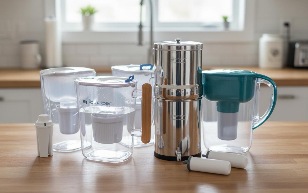 Best Water Filtration Pitcher - Trusted Filtration Compatibility, Clean Crisp Water, Easy to Use