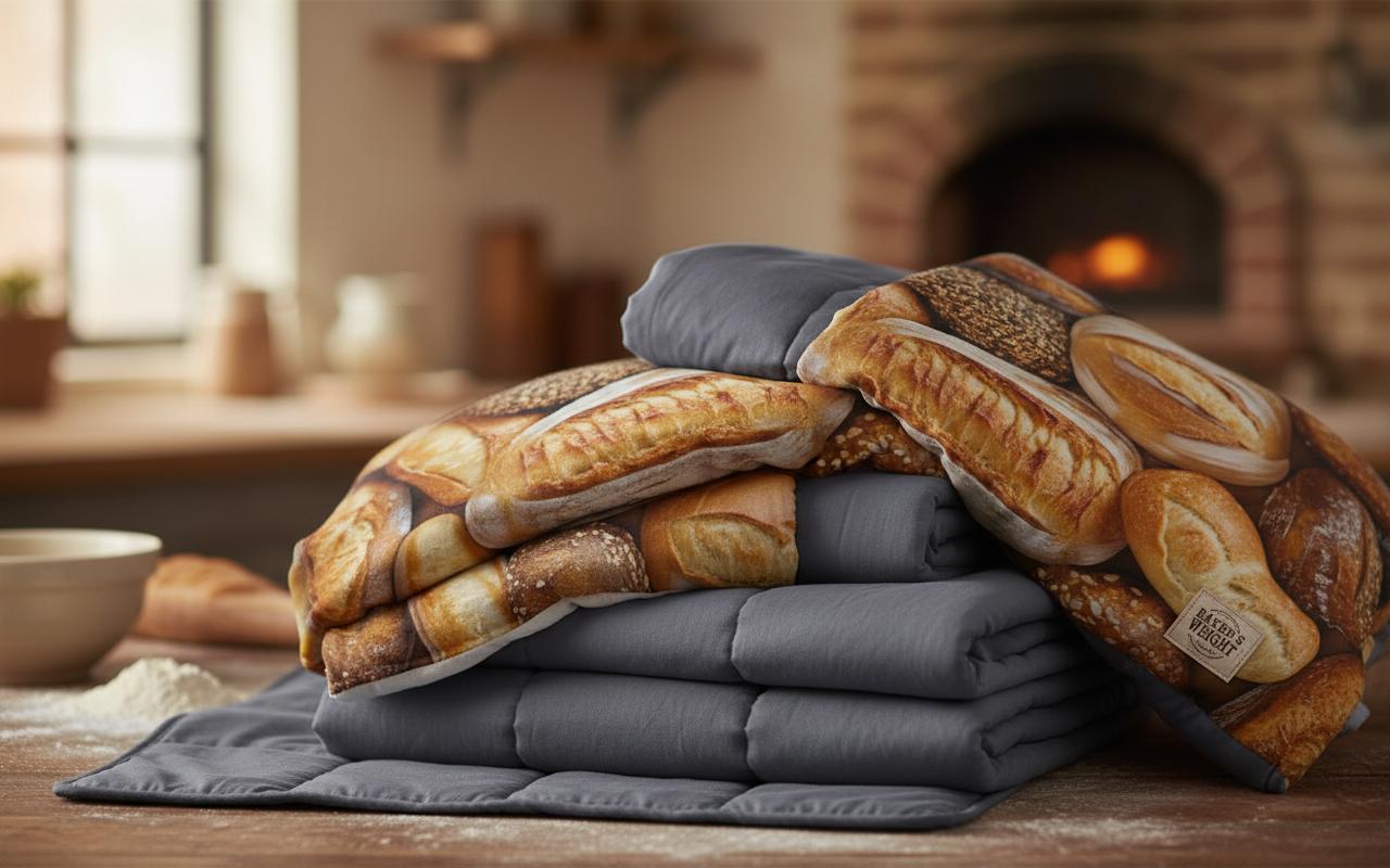 Best Weighted Blanket for Bread Dough - Breathable, Cooling and Perfect for Restful Sleep