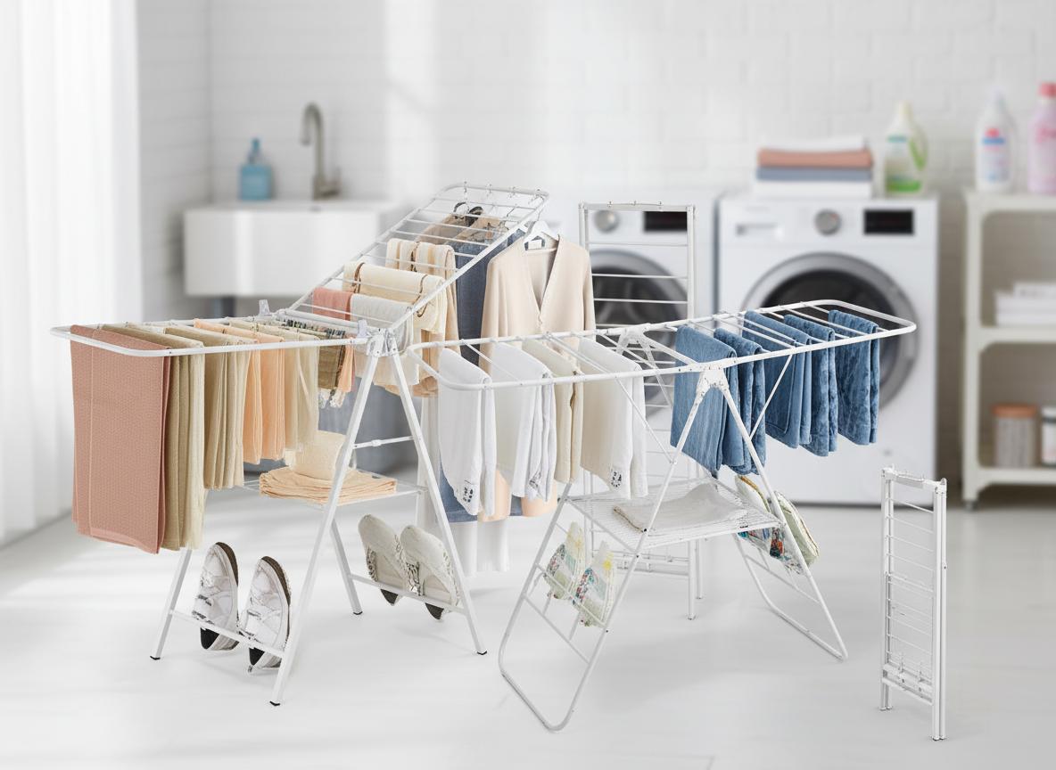 Best Adjustable Clothes Airer Tower - Gentle Drying, Efficient Space-Saving, Baby Clothes Friendly