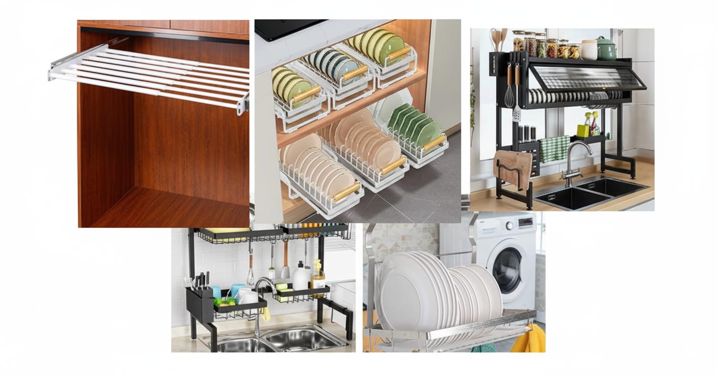 Best Built-in Drying Rack Cabinet - Space-Saving Design, Indoor Drying Efficiency, and Sleek Integration