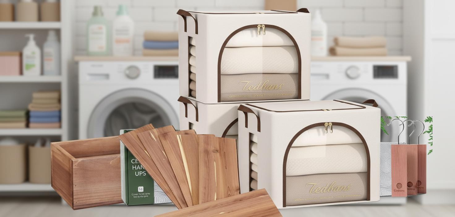 Best Cedar-Lined Storage Bins - Durable, Moisture-Resistant, Space-Saving