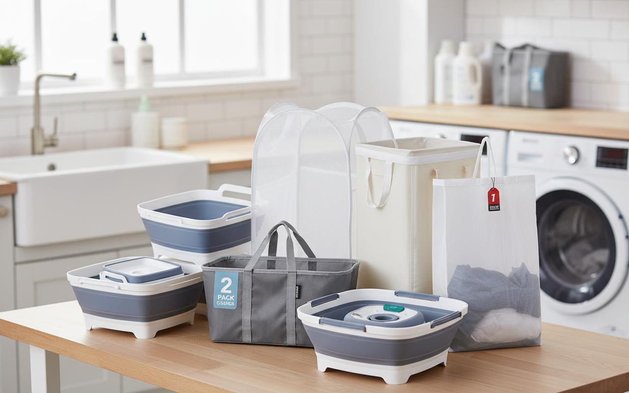 Best Collapsible Laundry Tub - Compact Design, Space-Saving Convenience, Ideal for Washing Bottles on the Go