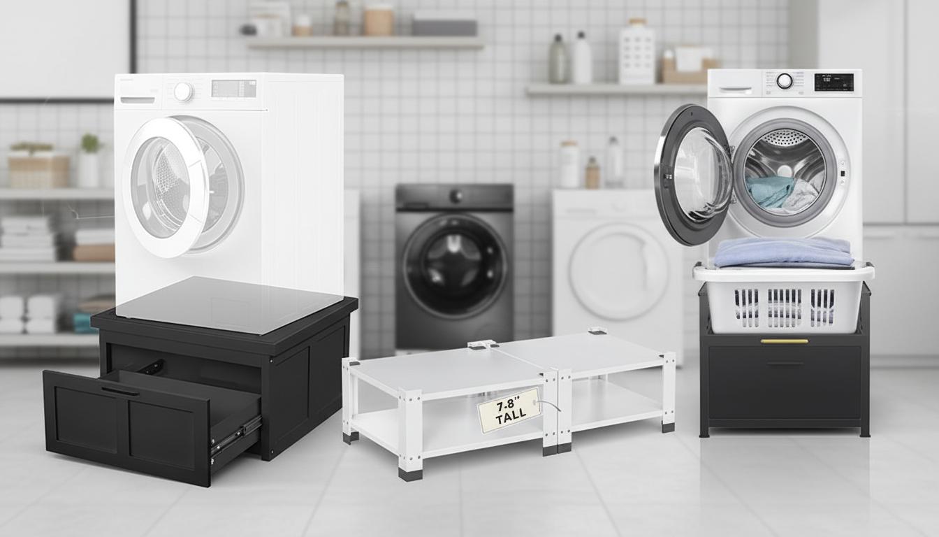 Best Compact Laundry Pedestals - Ergonomic Design, Space-Saving, Back Pain Relief