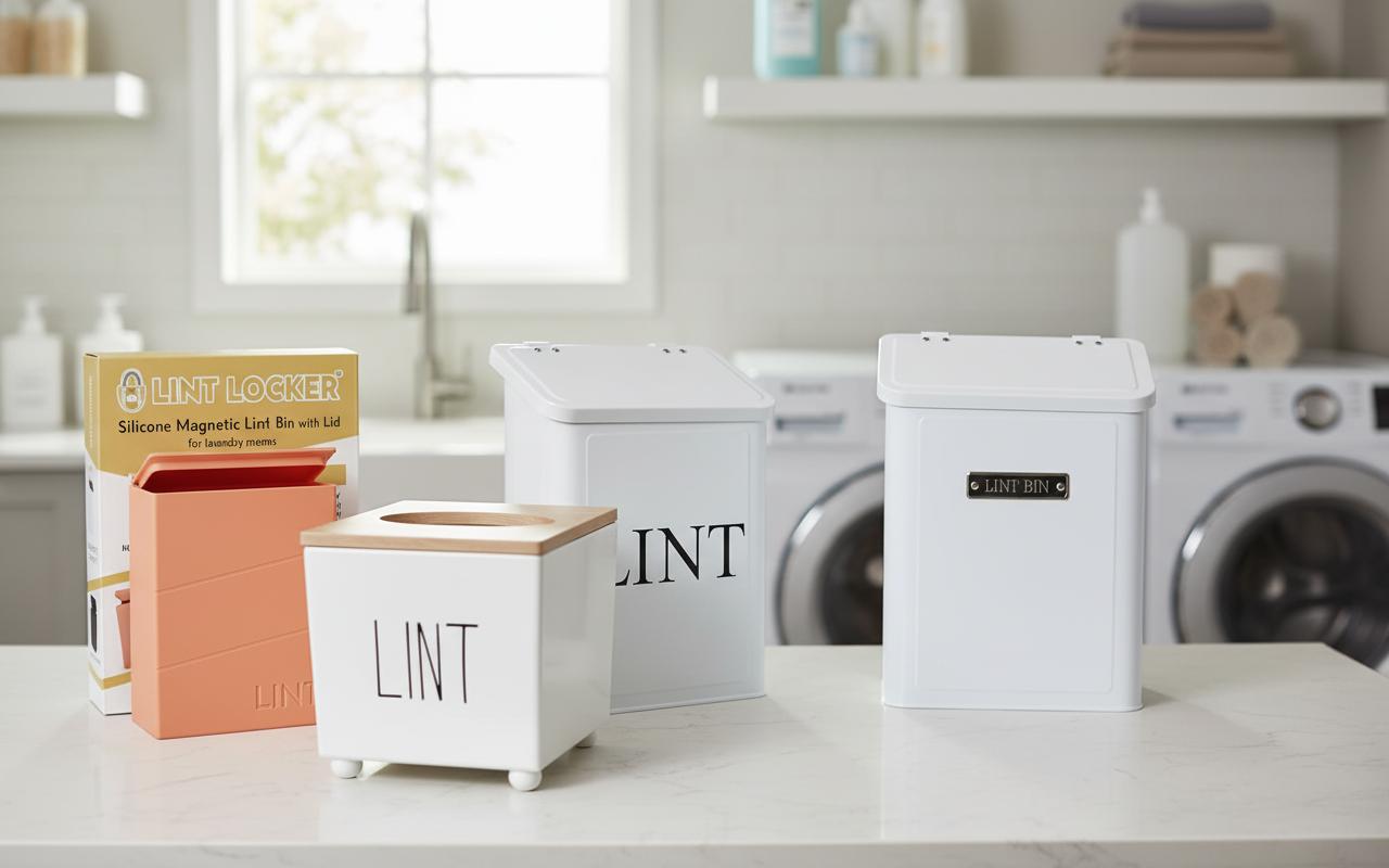 Best Countertop Lint Bin - Easy Use, Mess-Free Disposal, Space-Saving Design