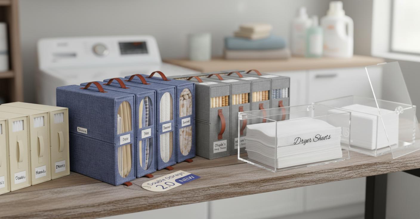 Best Dryer Sheet Storage Box - Space-Saving, Durable, and Easy to Access