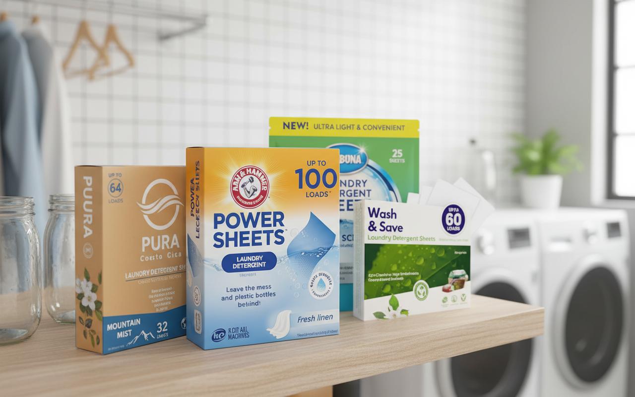 Best Eco-Friendly Detergent Sheets - Plastic-Free, Hypoallergenic, and Sustainable Cleaning