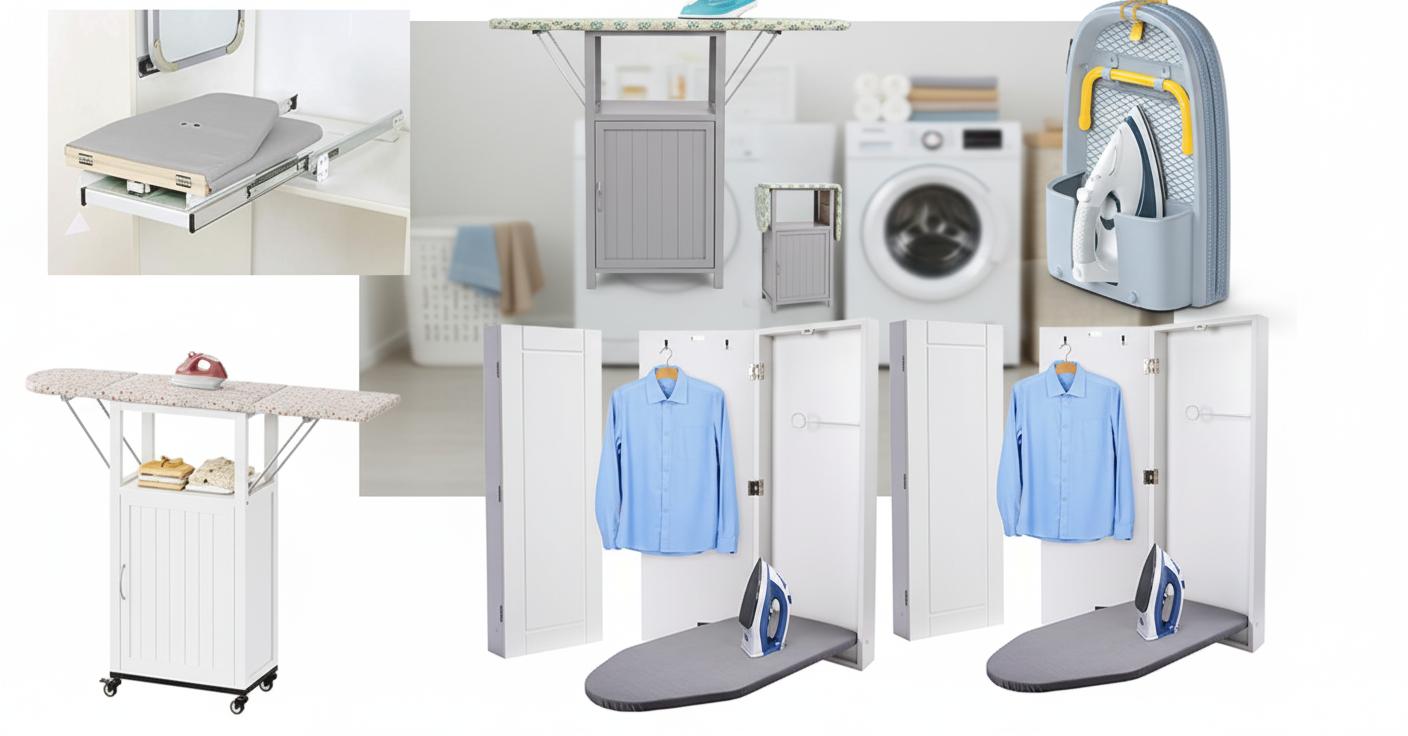 Best Foldable Ironing Board Cabinet - Space-Saving, Compact Design, Easy Installation