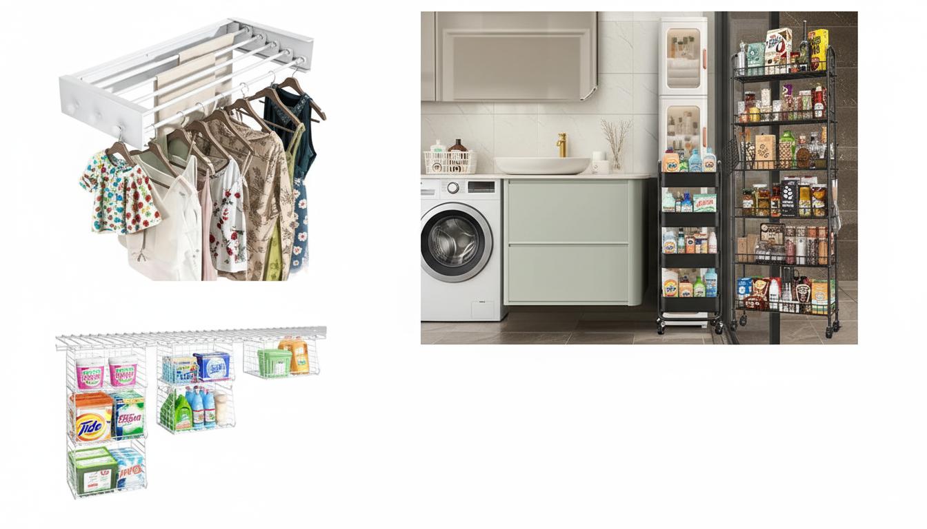 Best Folding Shelf for Laundry Essentials - Space-Saving Design, Durable Material, Easy Installation