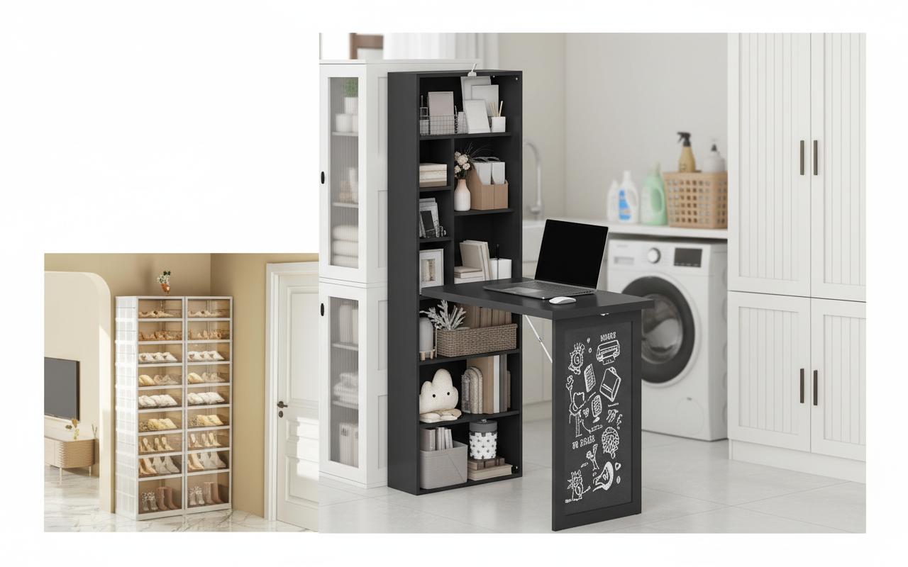 Best Folding Station Cabinet - Space-Saving Design, Compact Storage, and Convenient Ironing Solution