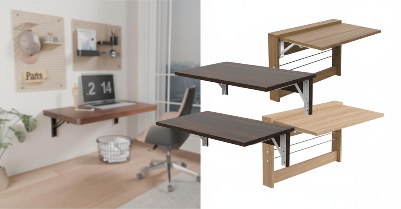 Best Folding Wall Desk for Laundry Room - Space-Saving, Durable, and Easy to Install