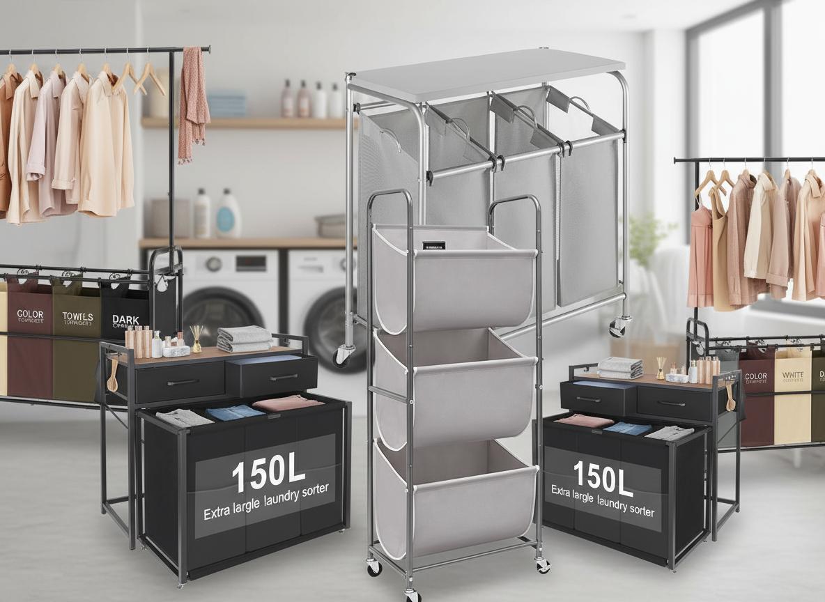 Best Laundry Sorter with Built-in Scale - Efficient Organizing, Easy Transport, and Accurate Weighing