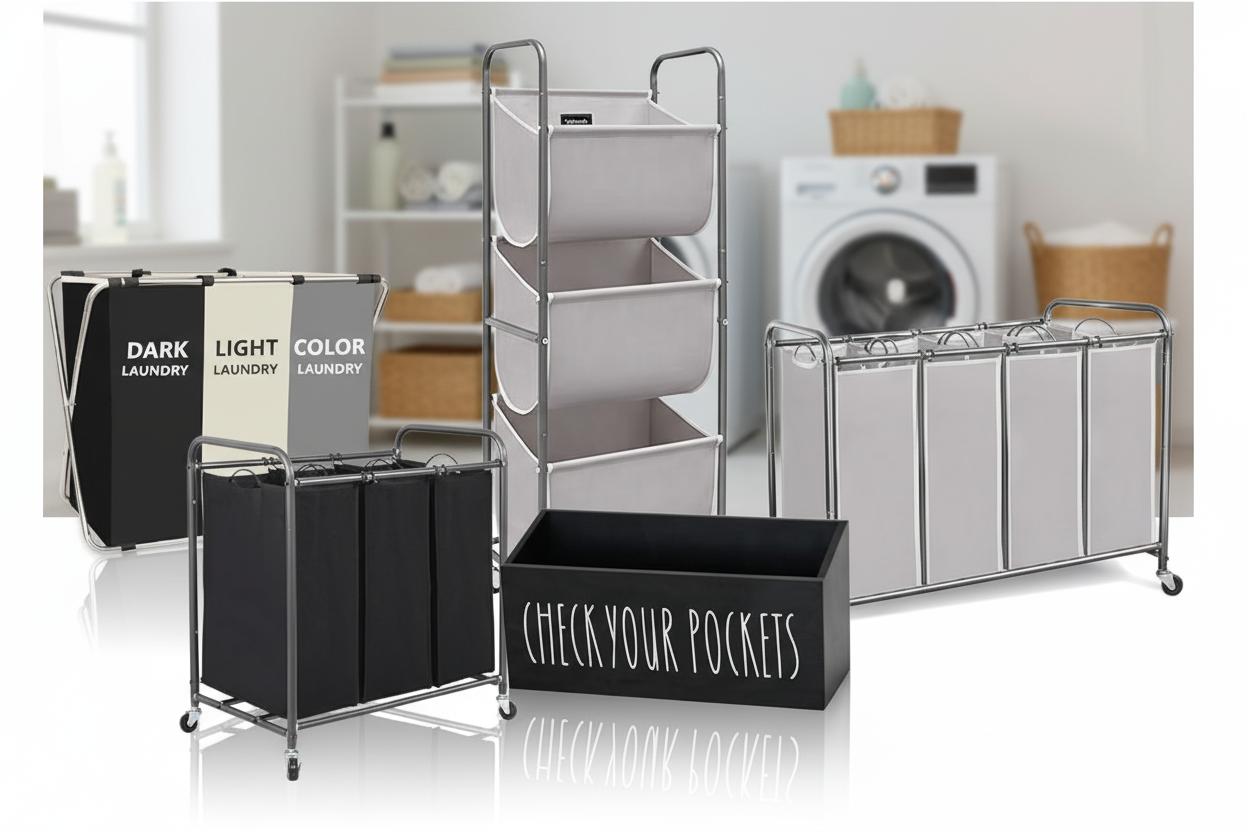 Best Motion Sensor Laundry Sorter - Efficient Organization, Hands-Free Convenience, Large Load Capacity