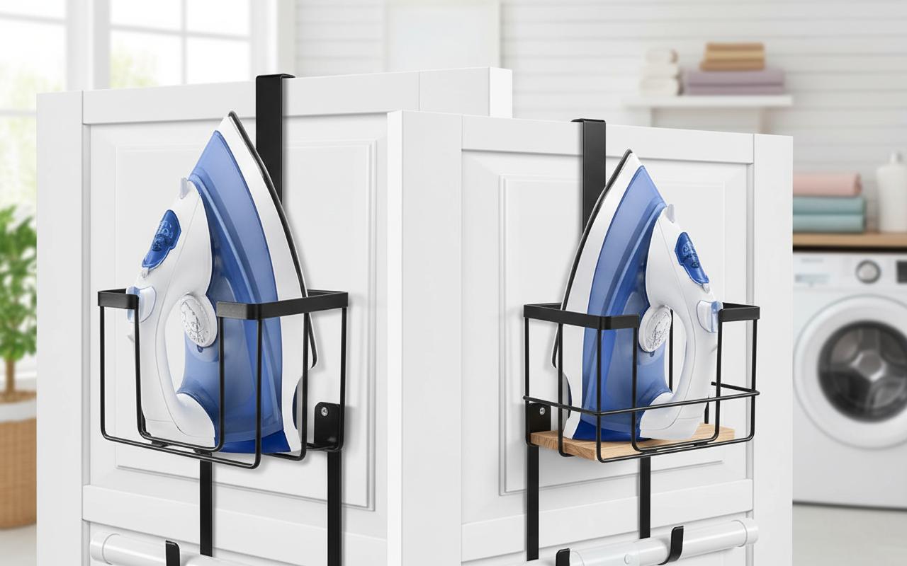 Best Over-the-Door Ironing Caddy - Adjustable, Space-Saving Storage, Easy Organization