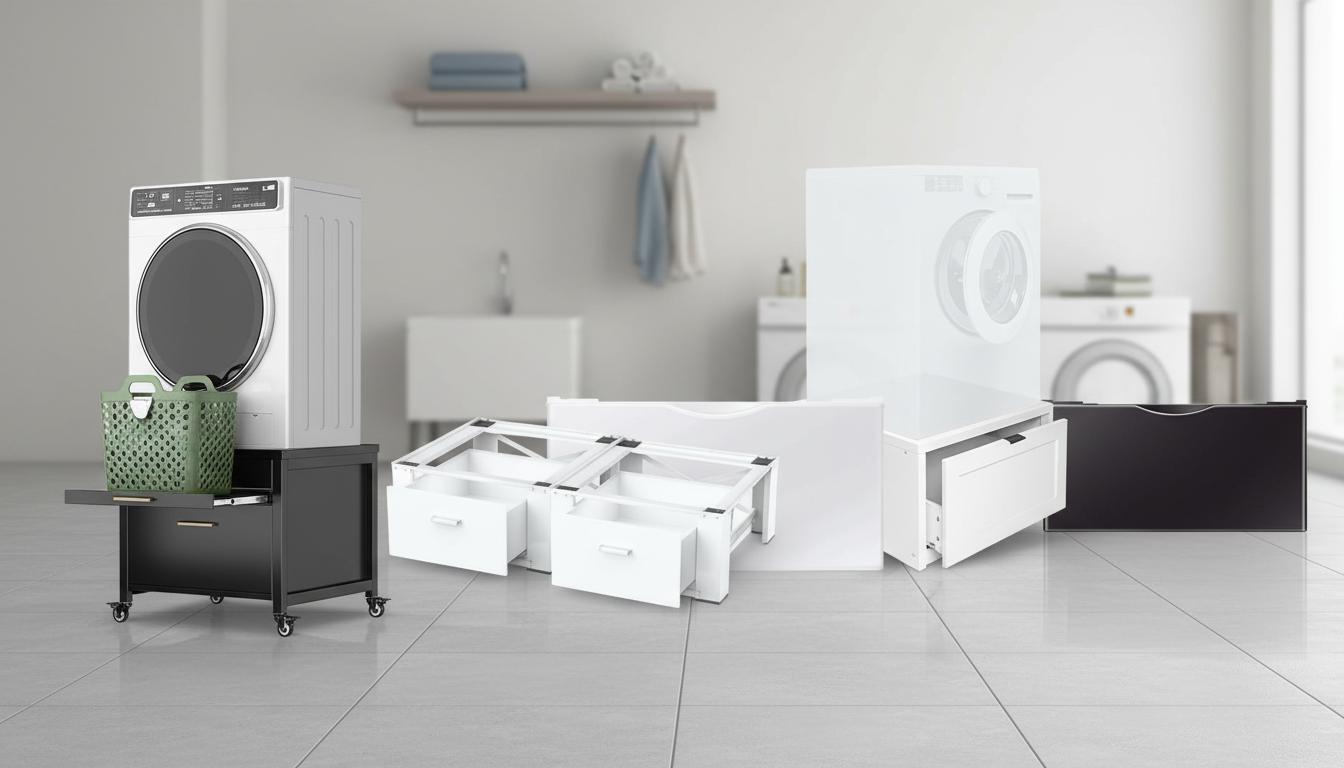 Best Pedestal Drawer for Washer Dryer - Easy Mobility, Extra Storage, and Durable Design