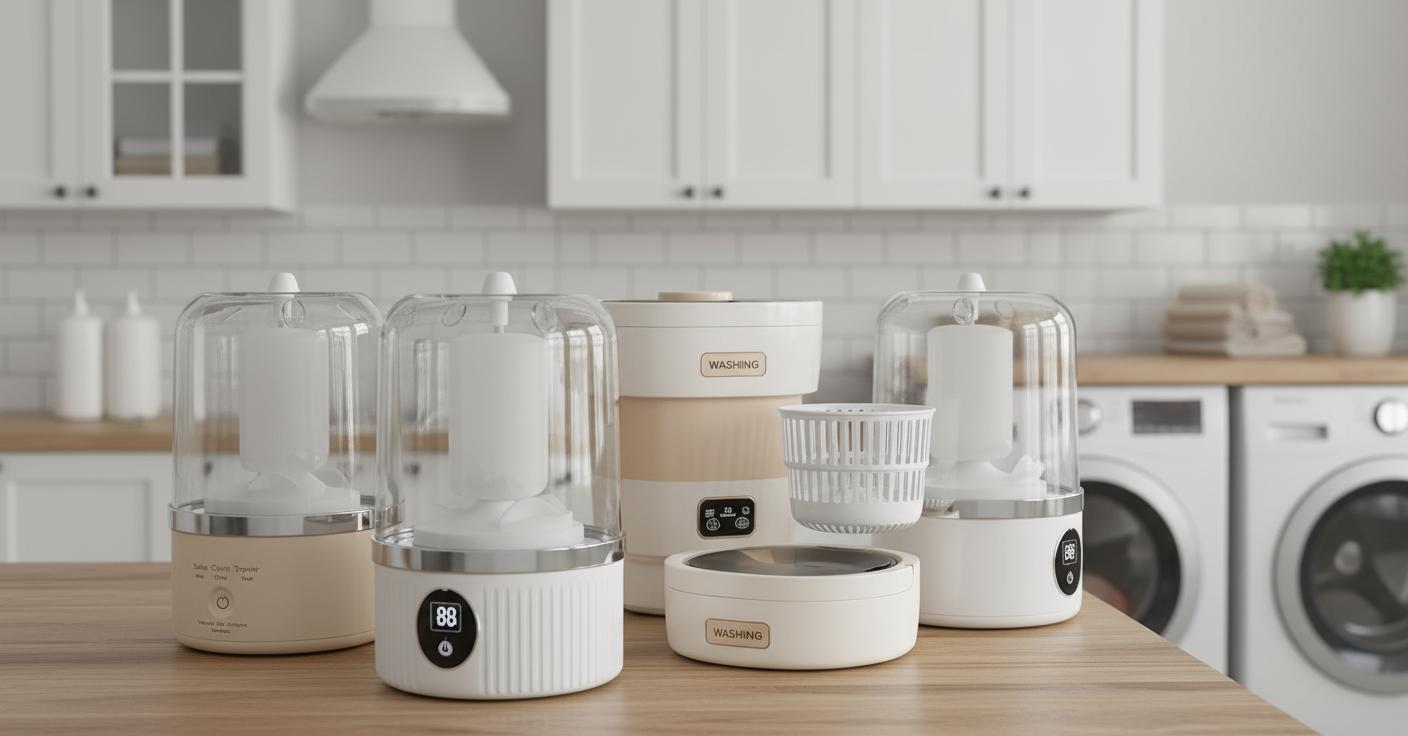 Best Portable Mini Washer for Delicates - Compact Design, Rechargeable Power, Travel-Friendly Convenience