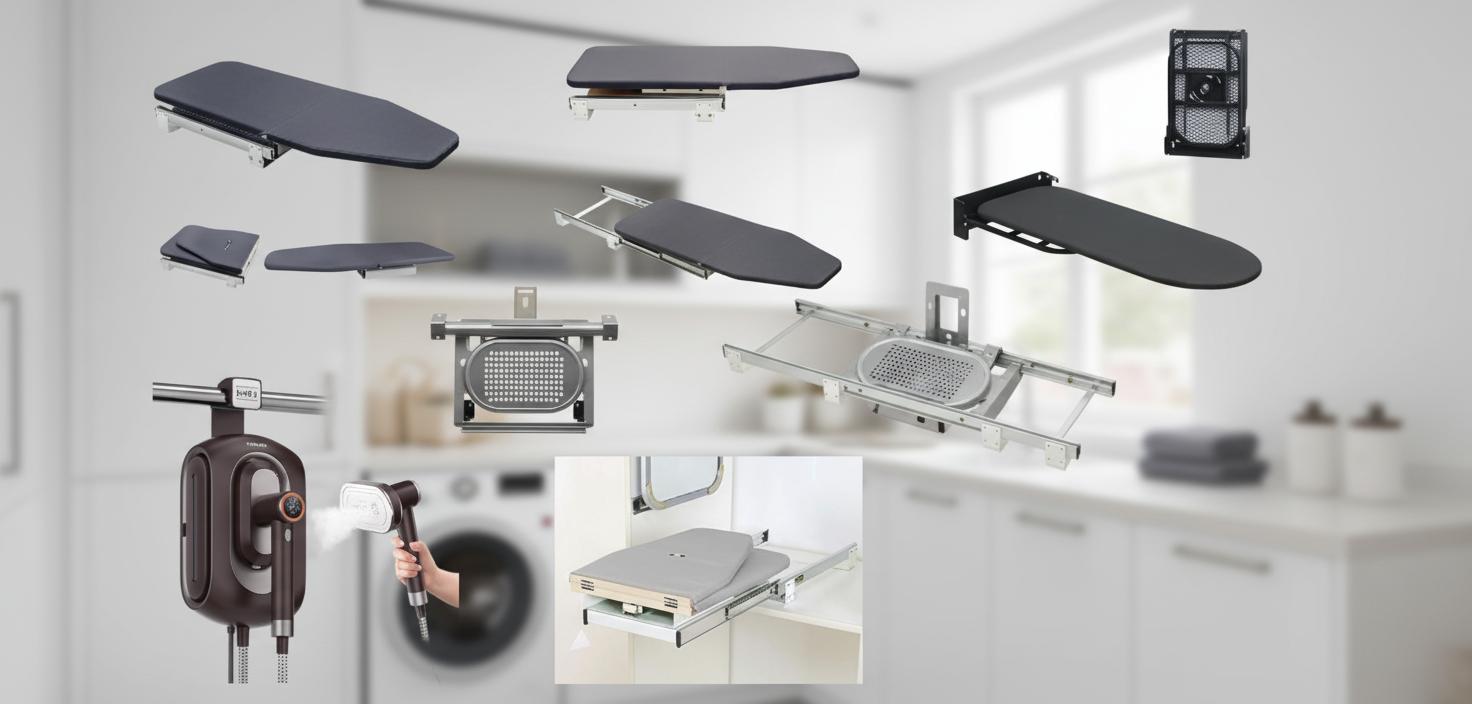 Best Retractable Ironing Station - Space-Saving, Convenient Ironing, Easy Storage and Heat Resistance