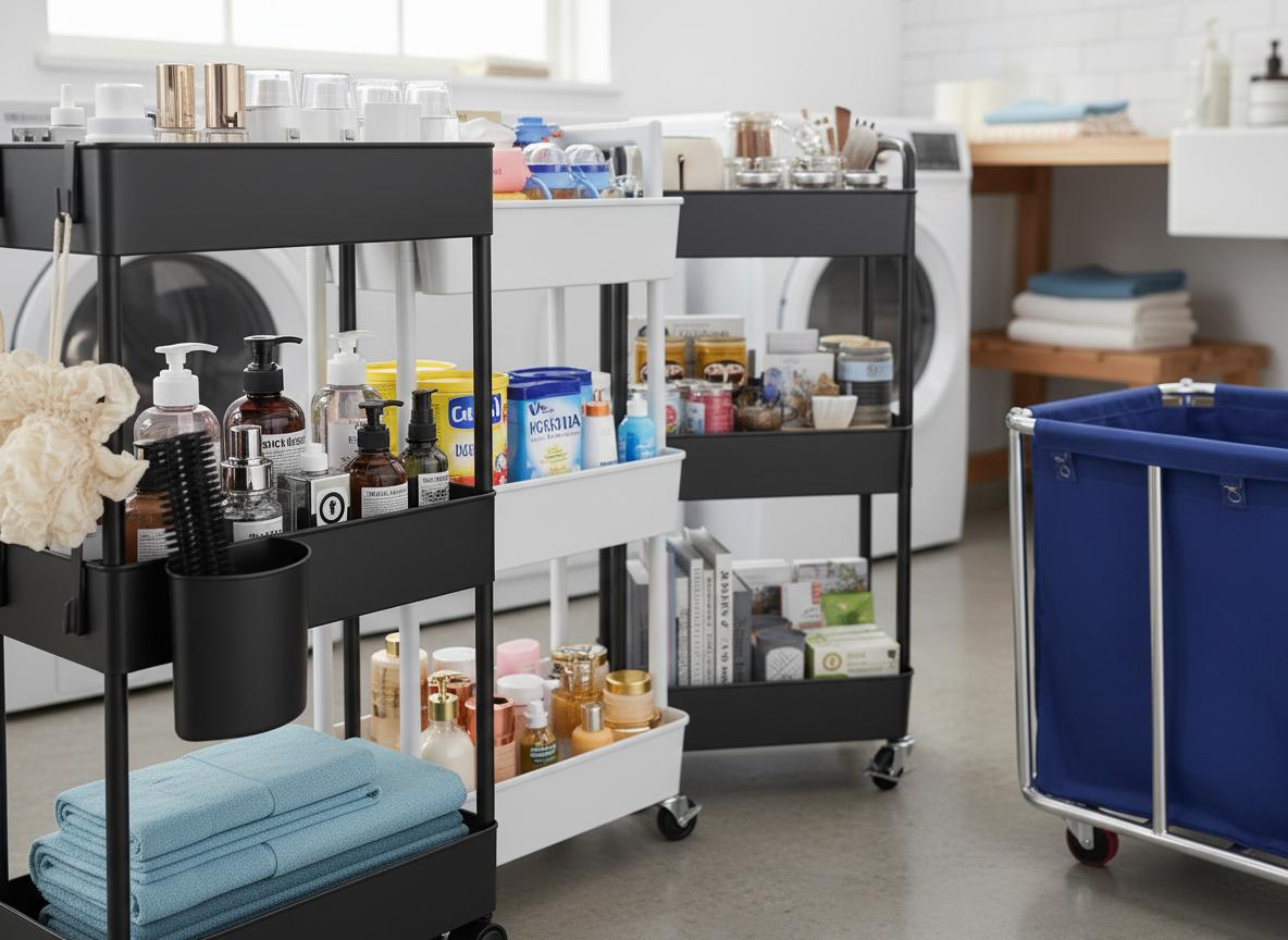 Best Rolling Storage Caddy for Detergents - Space-Saving, Durable, and Easy to Maneuver