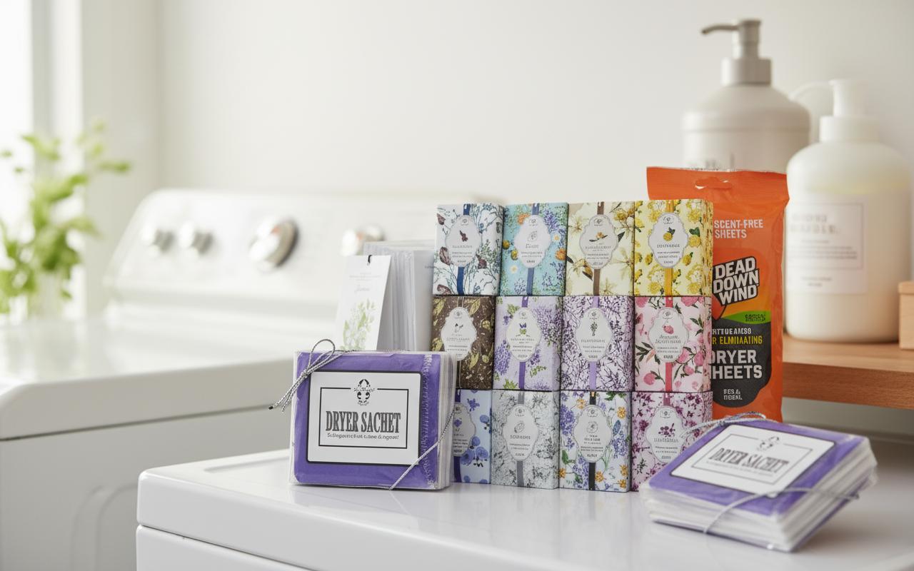 Best Scented Dryer Sachets - Long-Lasting Jasmine Fragrance, Freshens Drawers, Enhances Closets