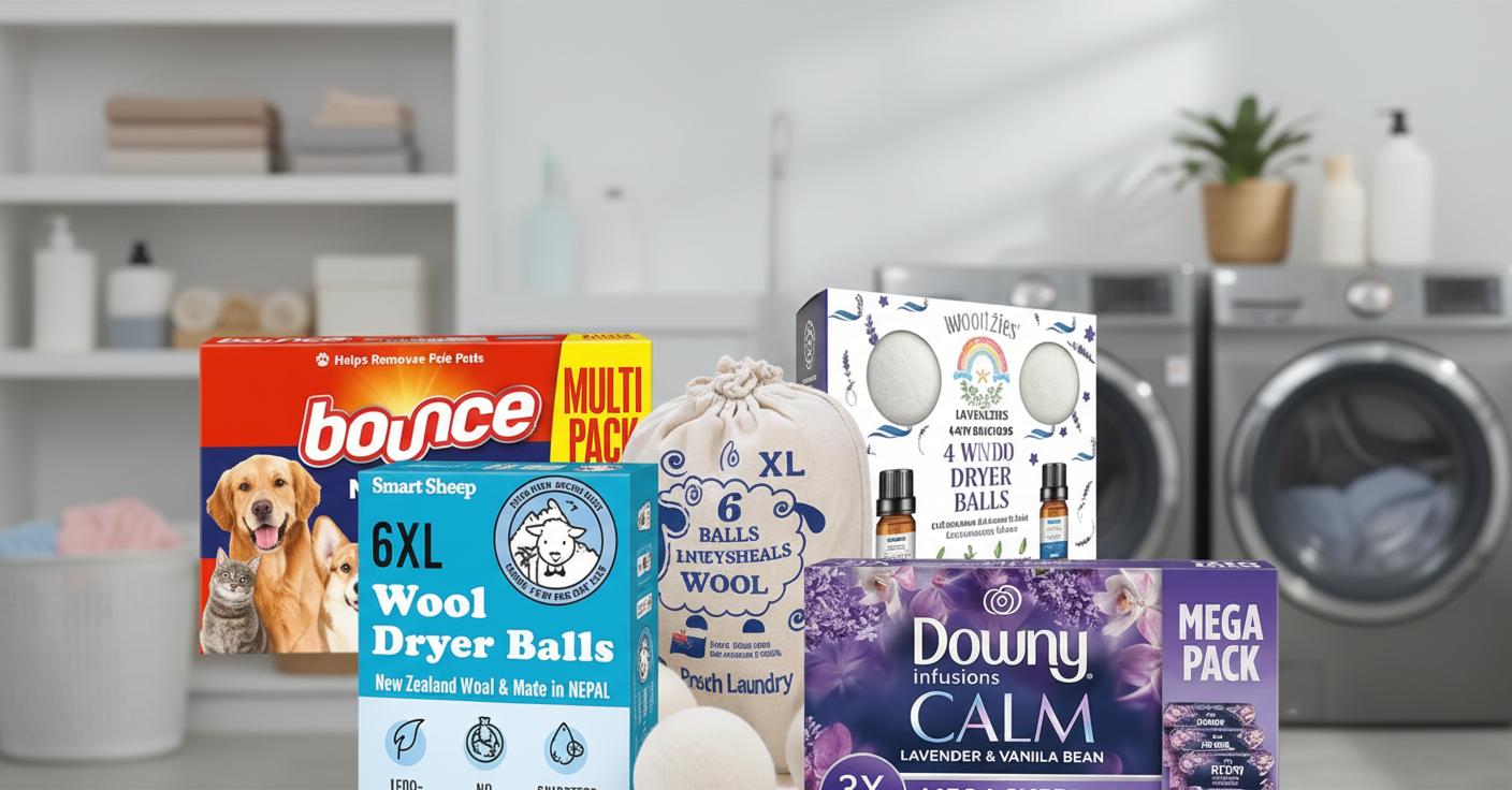 Best Scented Reusable Dryer Sheets - Effective Hair Removal, Lint Control, and Pet-Friendly Freshness