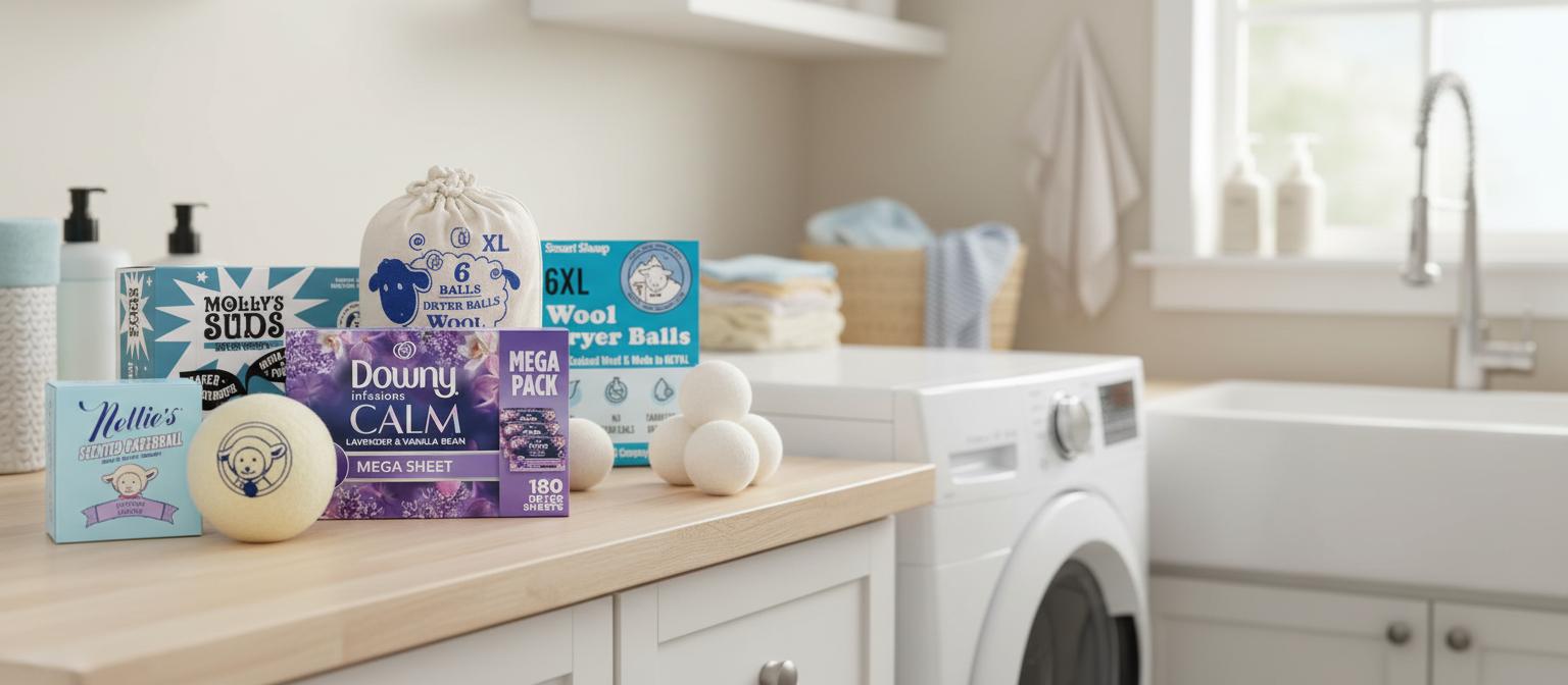 Best Scented Wool Dryer Sheets - Plant-Based, Unscented, Gentle on Sensitive Skin