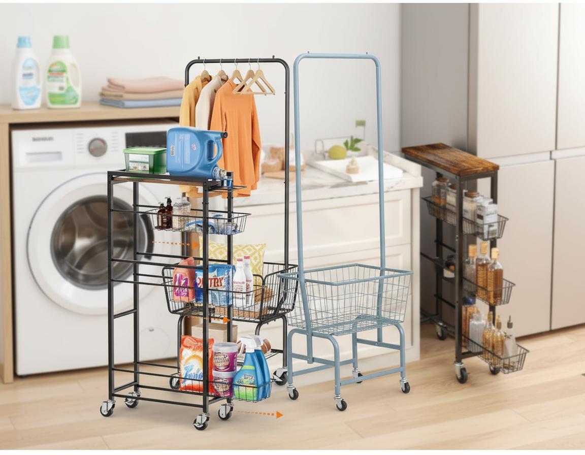 Best Sliding Laundry Basket Cart - Space-Saving, Durable, and Easy to Maneuver
