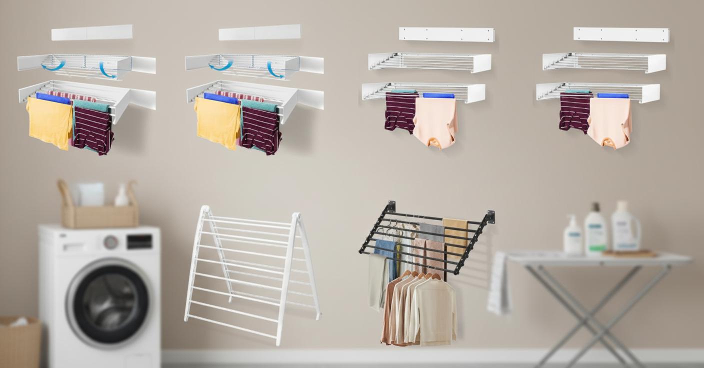Best Slim-Profile Drying Tower - Space-Saving Design, Retractable Convenience, Durable Construction